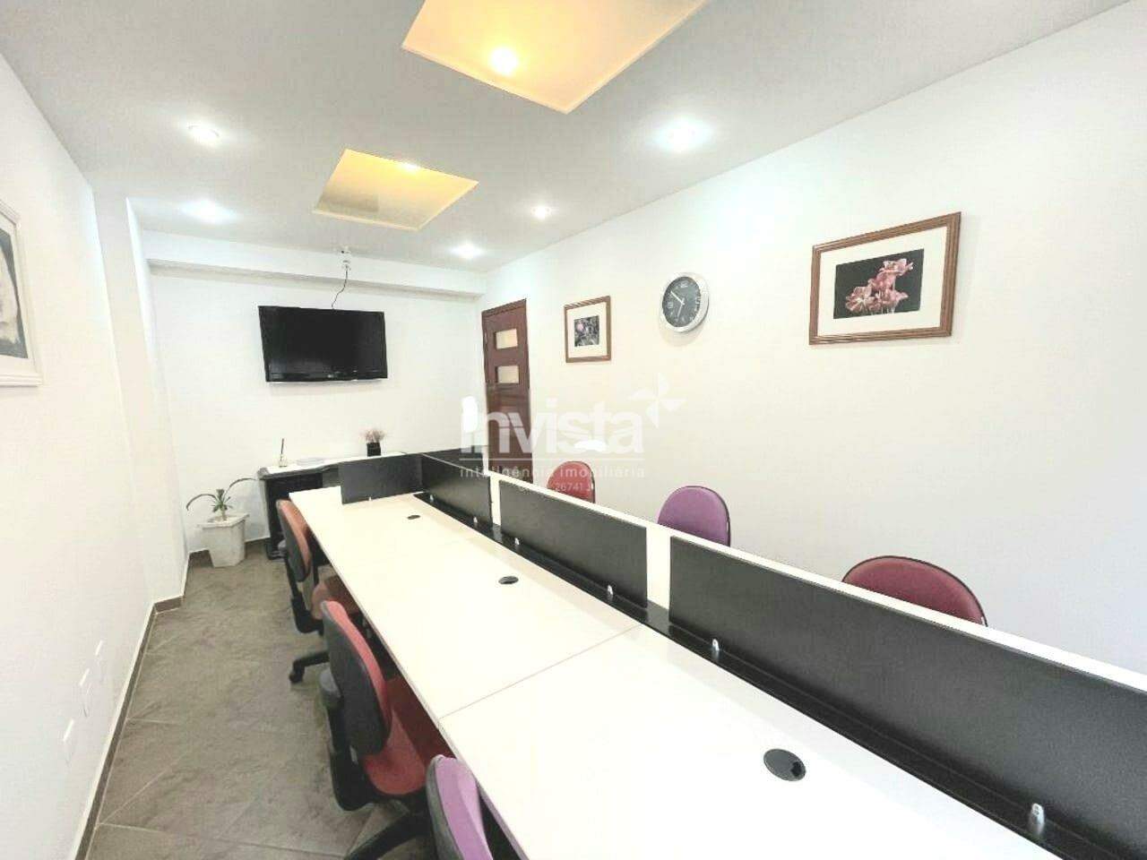 Sala Comercial &agrave; venda no bairro Vila Mathias - Santos