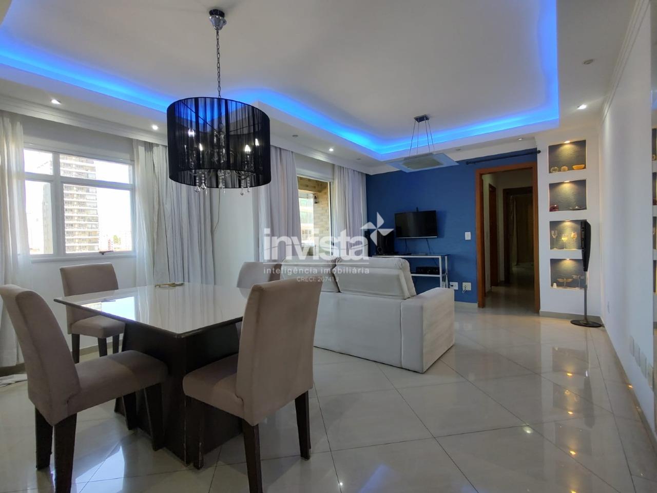 C&oacute;digo: 24524 R$ 5.800,00 Apartamento para alugar no bairro Embar&eacute; 95 m&sup2; 2 quartos 1 vaga - Santos