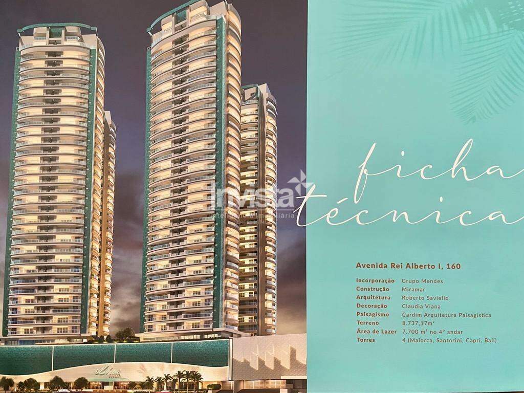 C&oacute;digo: 25066 R$ 3.650.000,00 Apartamento &agrave; venda no bairro Ponta da Praia 163 m&sup2; 3 quartos 3 vagas - Santos