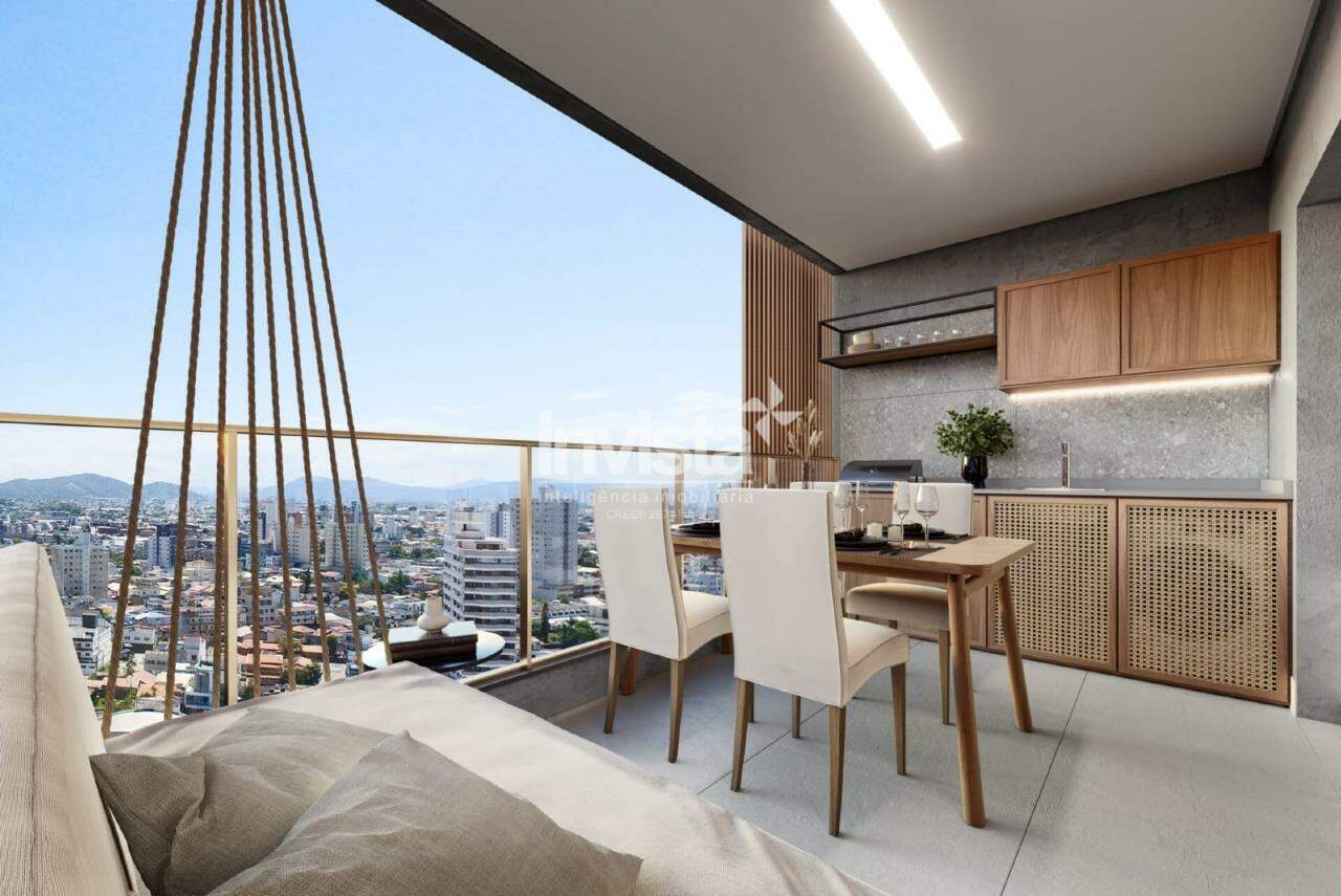 C&oacute;digo: 26024 R$ 660.000,00 Apartamento &agrave; venda no bairro Ponta da Praia 59 m&sup2; 1 quarto 1 vaga - Santos