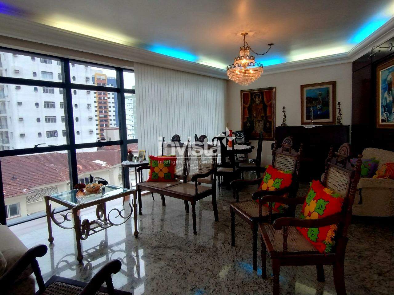 C&oacute;digo: 26753 R$ 2.200.000,00 Apartamento &agrave; venda no bairro Boqueir&atilde;o 275 m&sup2; 4 quartos 3 vagas - Santos