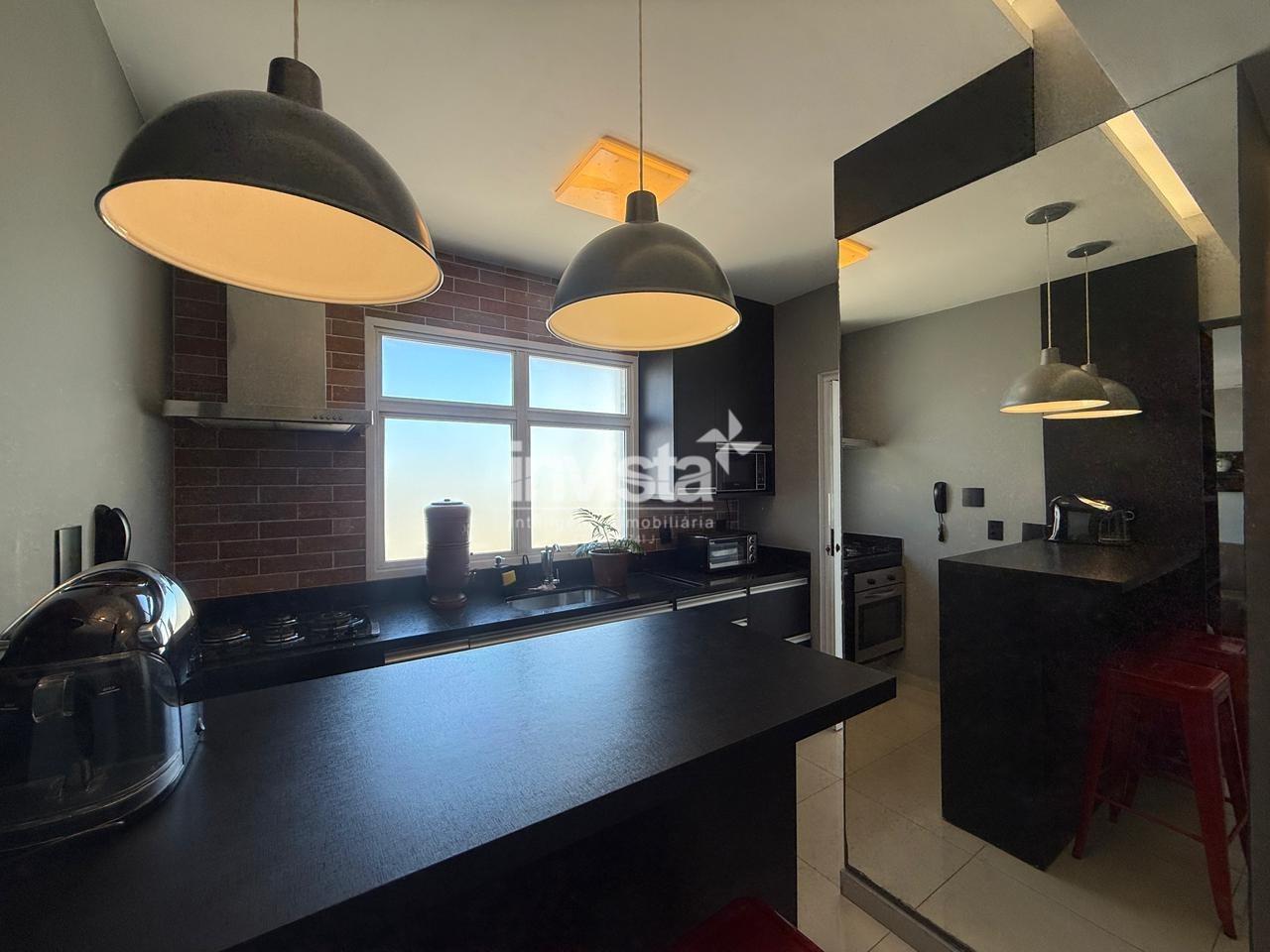 Cobertura para aluguel no bairro Gonzaga - Santos