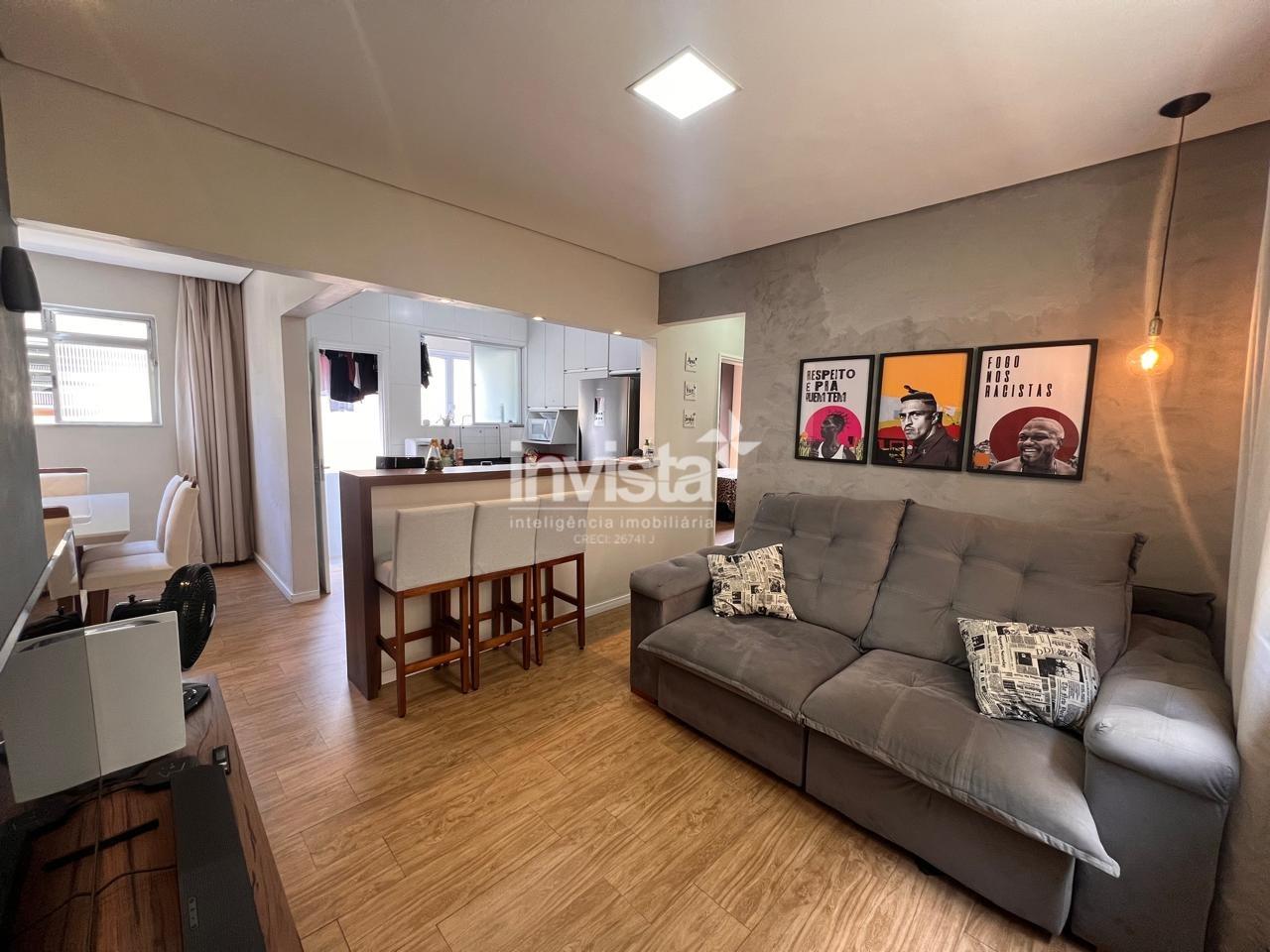 C&oacute;digo: 2806 R$ 409.000,00 Apartamento &agrave; venda no bairro Aparecida 58 m&sup2; 2 quartos 1 vaga - Santos