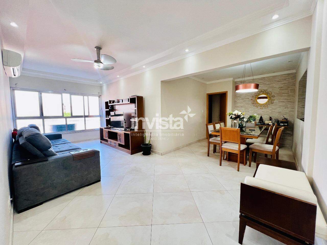 C&oacute;digo: 28684 R$ 785.000,00 Apartamento &agrave; venda no bairro Campo Grande 177 m&sup2; 3 quartos 1 vaga - Santos