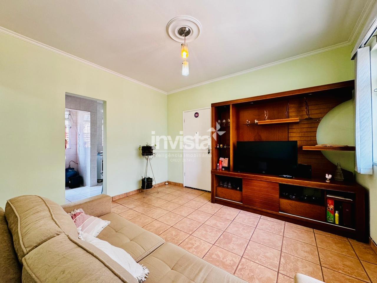 C&oacute;digo: 29274 R$ 380.000,00 Apartamento &agrave; venda no bairro Gonzaga 60 m&sup2; 2 quartos 1 vaga - Santos