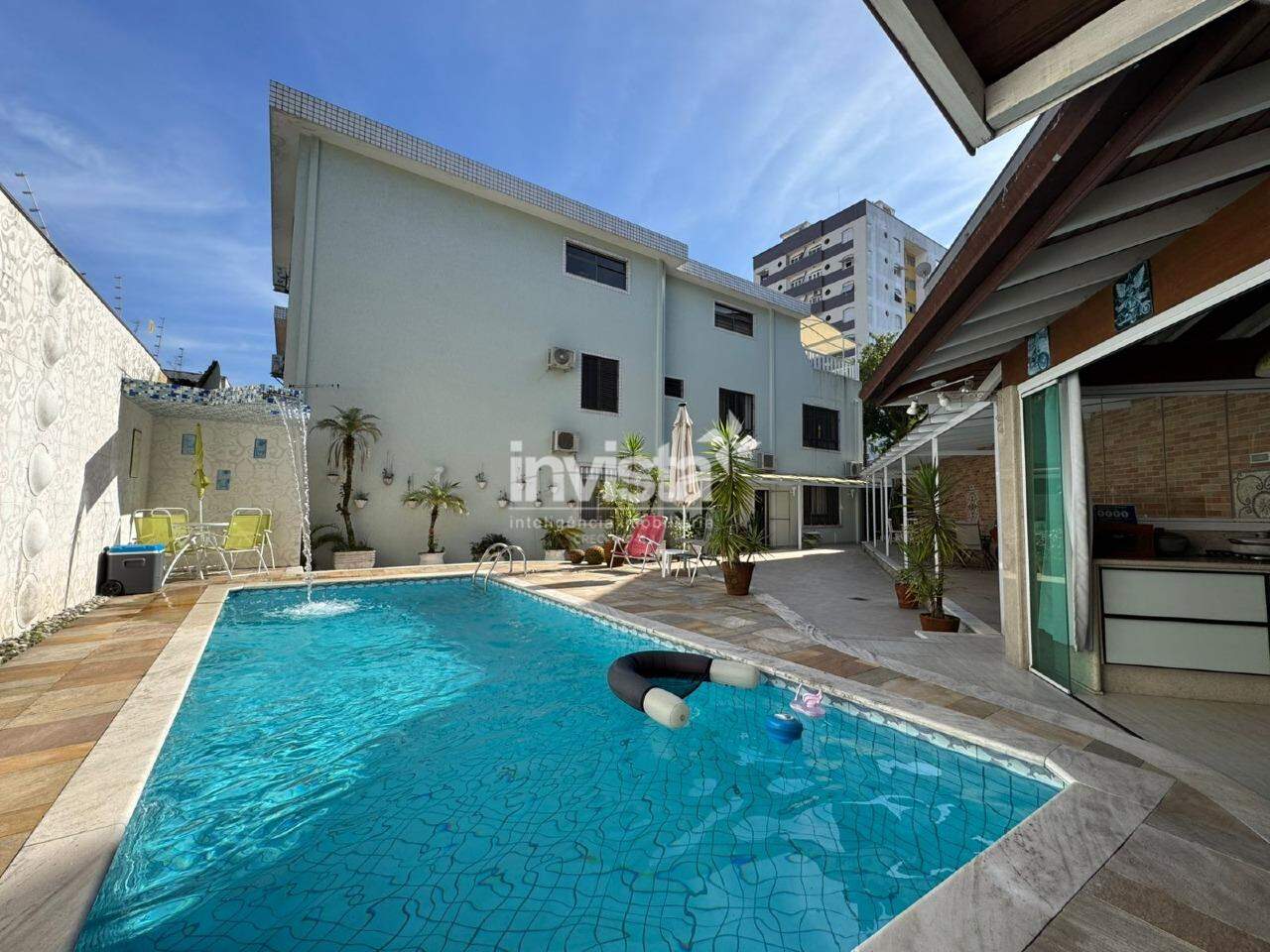 C&oacute;digo: 29699 R$ 2.100.000,00 Casa Sobreposta Baixa &agrave; venda no bairro Aparecida 184 m&sup2; 4 quartos 2 vagas - Santos