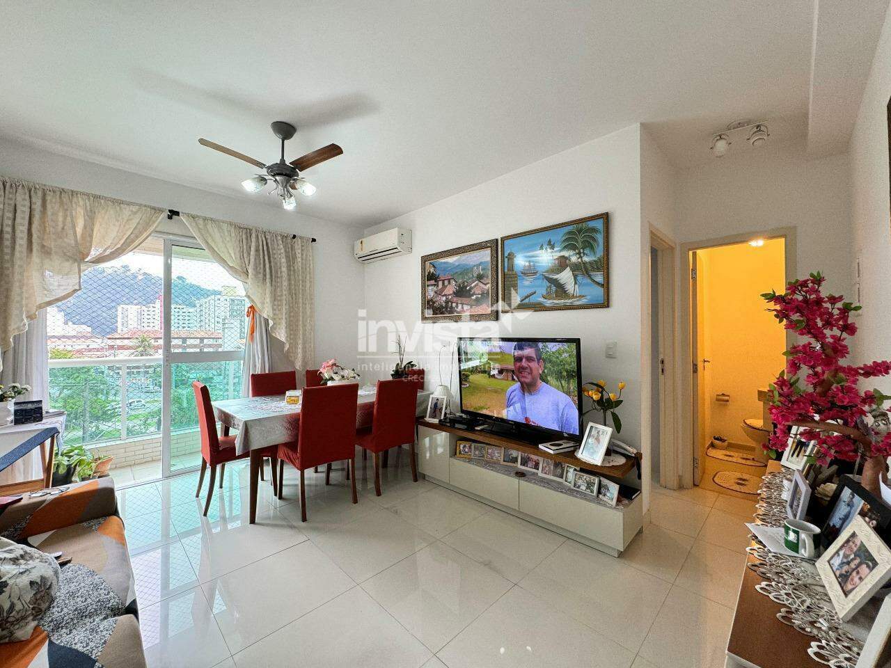 C&oacute;digo: 30037 R$ 750.000,00 Apartamento &agrave; venda no bairro Pomp&eacute;ia 55 m&sup2; 1 quarto 1 vaga - Santos