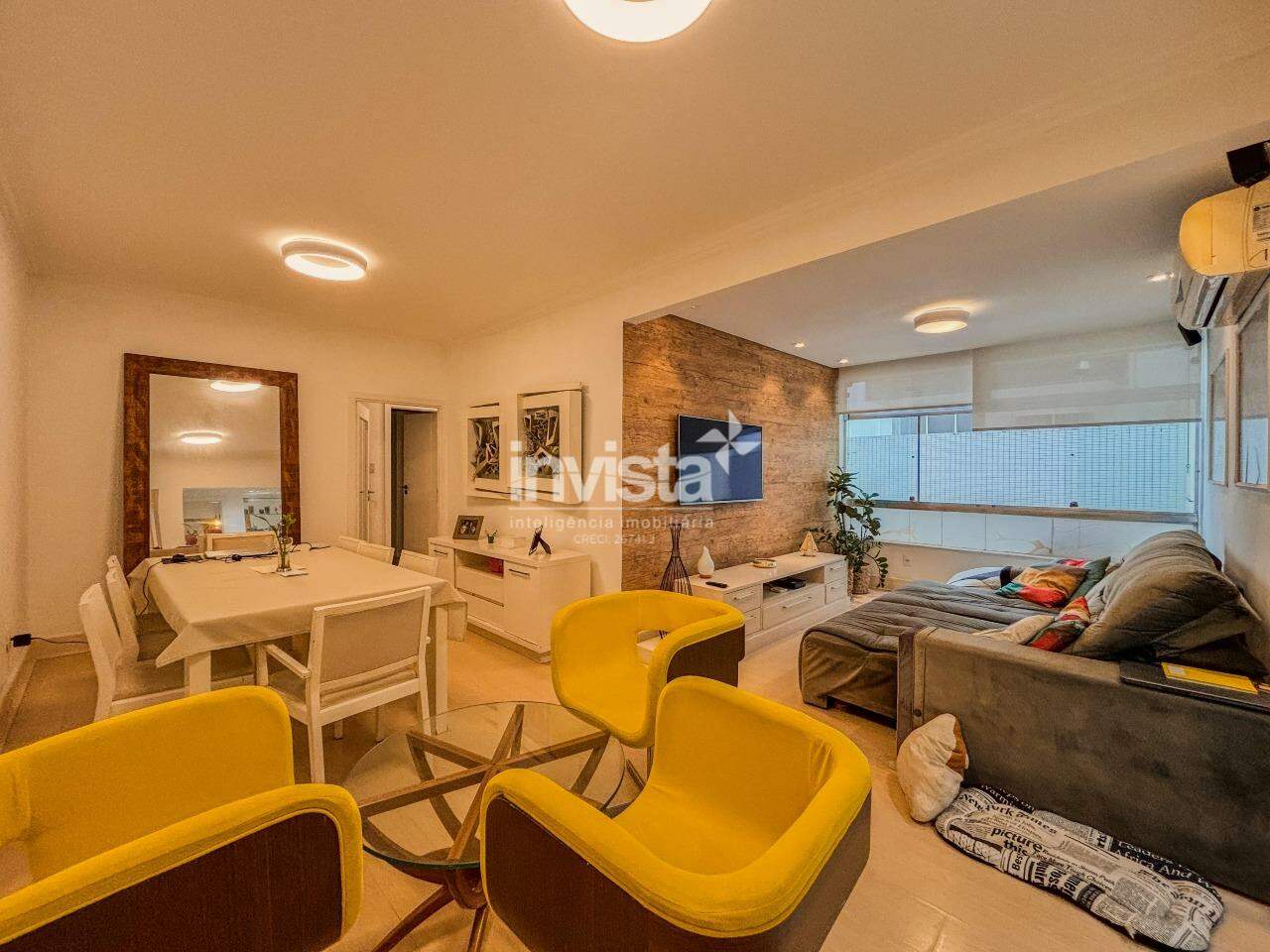 C&oacute;digo: 30305 R$ 800.000,00 Apartamento &agrave; venda no bairro Ponta da Praia 123 m&sup2; 3 quartos 1 vaga - Santos
