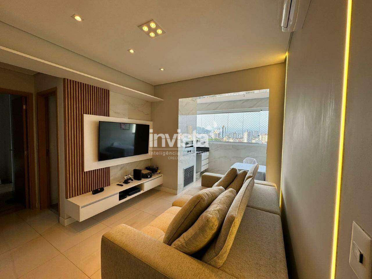 C&oacute;digo: 30398 R$ 1.150.000,00 Apartamento &agrave; venda no bairro Boqueir&atilde;o 67 m&sup2; 2 quartos 1 vaga - Santos