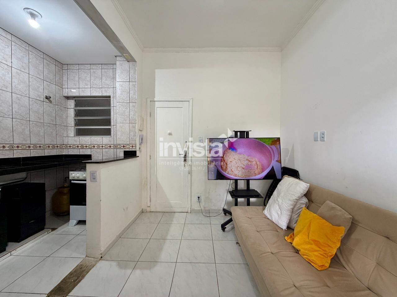 C&oacute;digo: 31008 R$ 250.000,00 Apartamento &agrave; venda no bairro Boqueir&atilde;o 48 m&sup2; 1 quarto 1 vaga - Santos