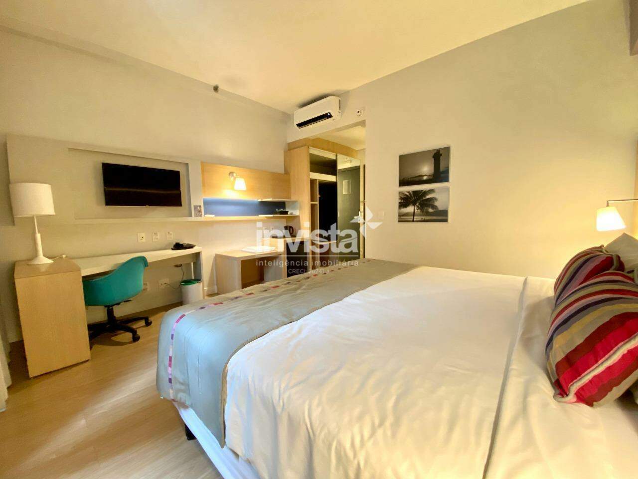 C&oacute;digo: 31726 R$ 370.000,00 Apartamento &agrave; venda no bairro Pomp&eacute;ia 25 m&sup2; 1 quarto 0 vagas - Santos