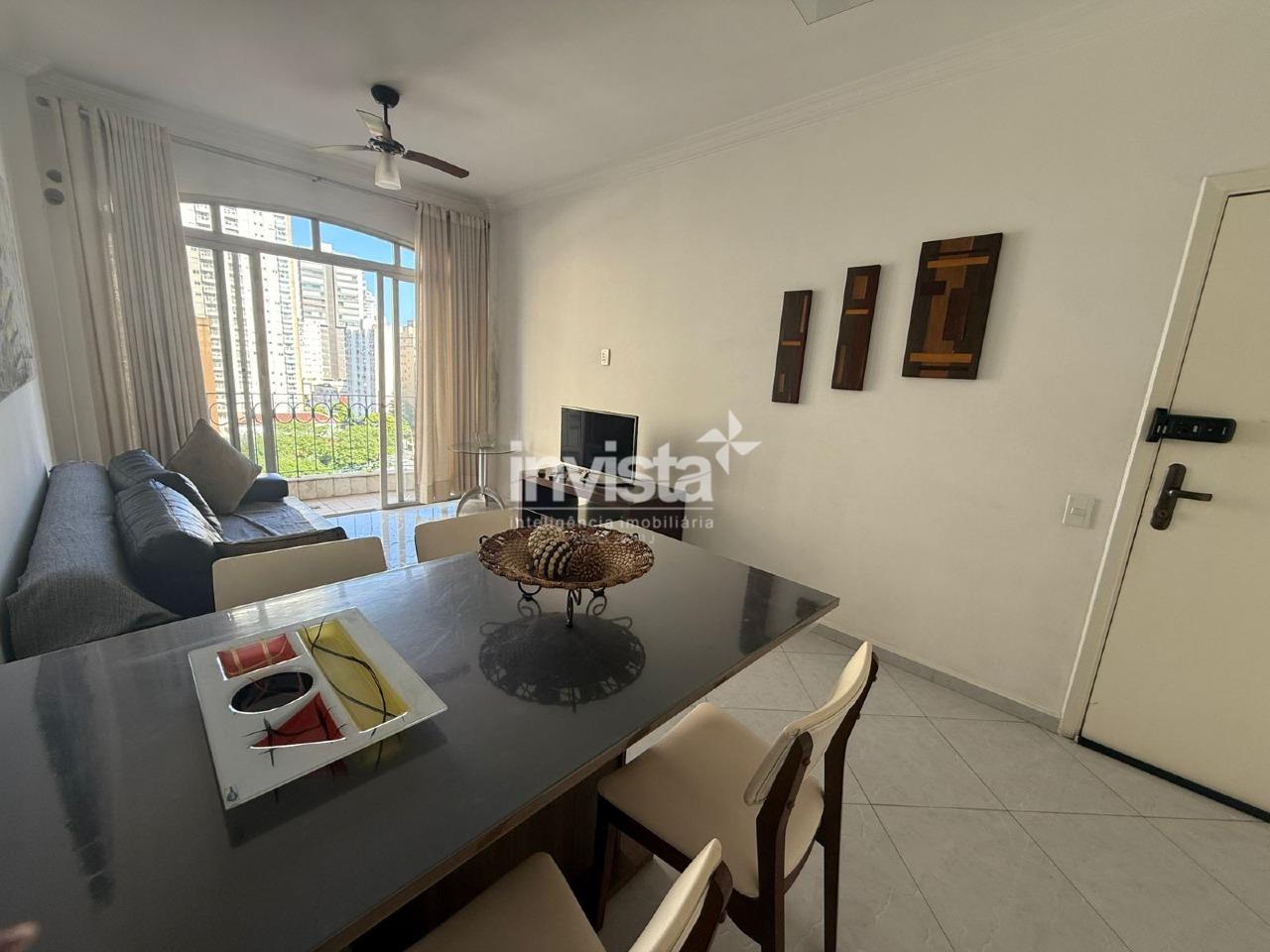 C&oacute;digo: 31789 R$ 4.000,00 Apartamento para alugar no bairro Boqueir&atilde;o 60 m&sup2; 1 quartos 1 vagas - Santos