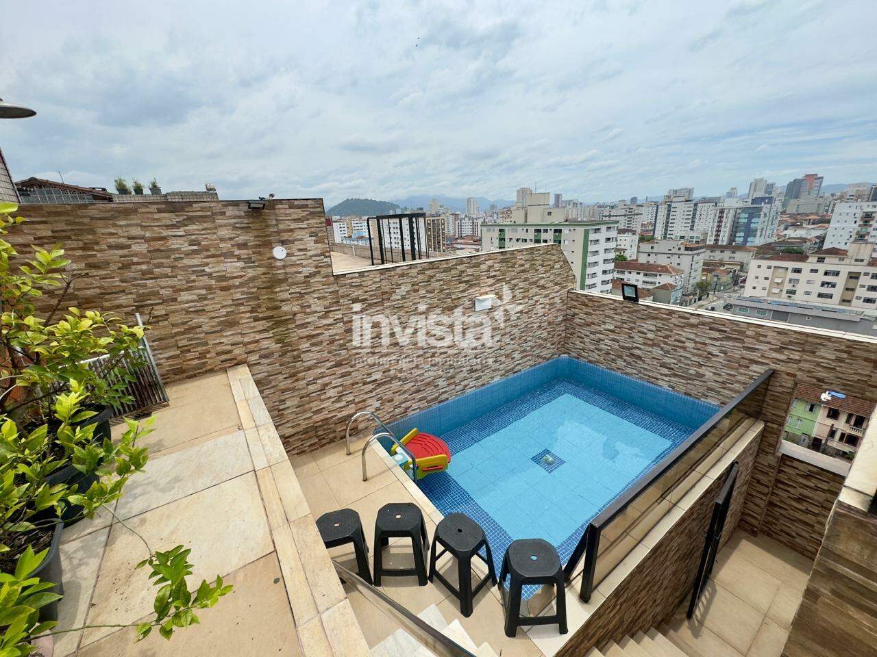 C&oacute;digo: 31841 R$ 970.000,00 Cobertura &agrave; venda no bairro Campo Grande 170 m&sup2; 3 quartos 1 vaga - Santos