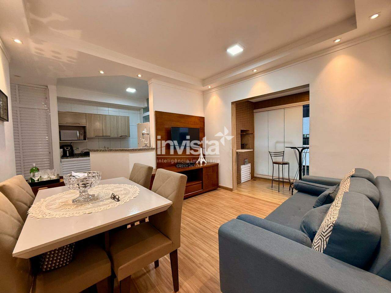 C&oacute;digo: 31850 R$ 575.000,00 Apartamento &agrave; venda no bairro Macuco 65 m&sup2; 2 quartos 1 vaga - Santos