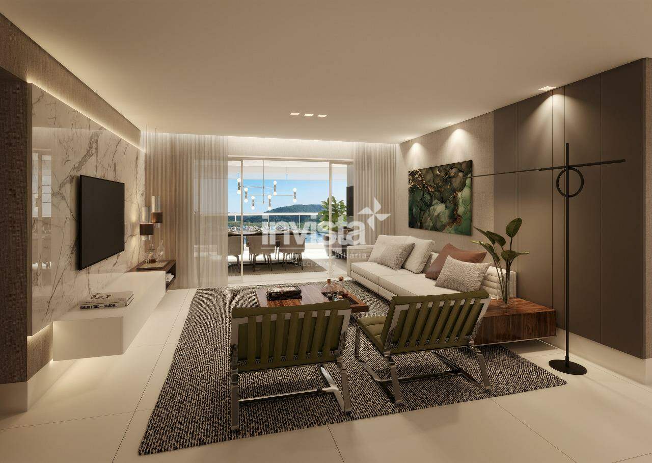 C&oacute;digo: 32306 R$ 3.500.000,00 Apartamento &agrave; venda no bairro Ponta da Praia 163 m&sup2; 3 quartos 3 vagas - Santos