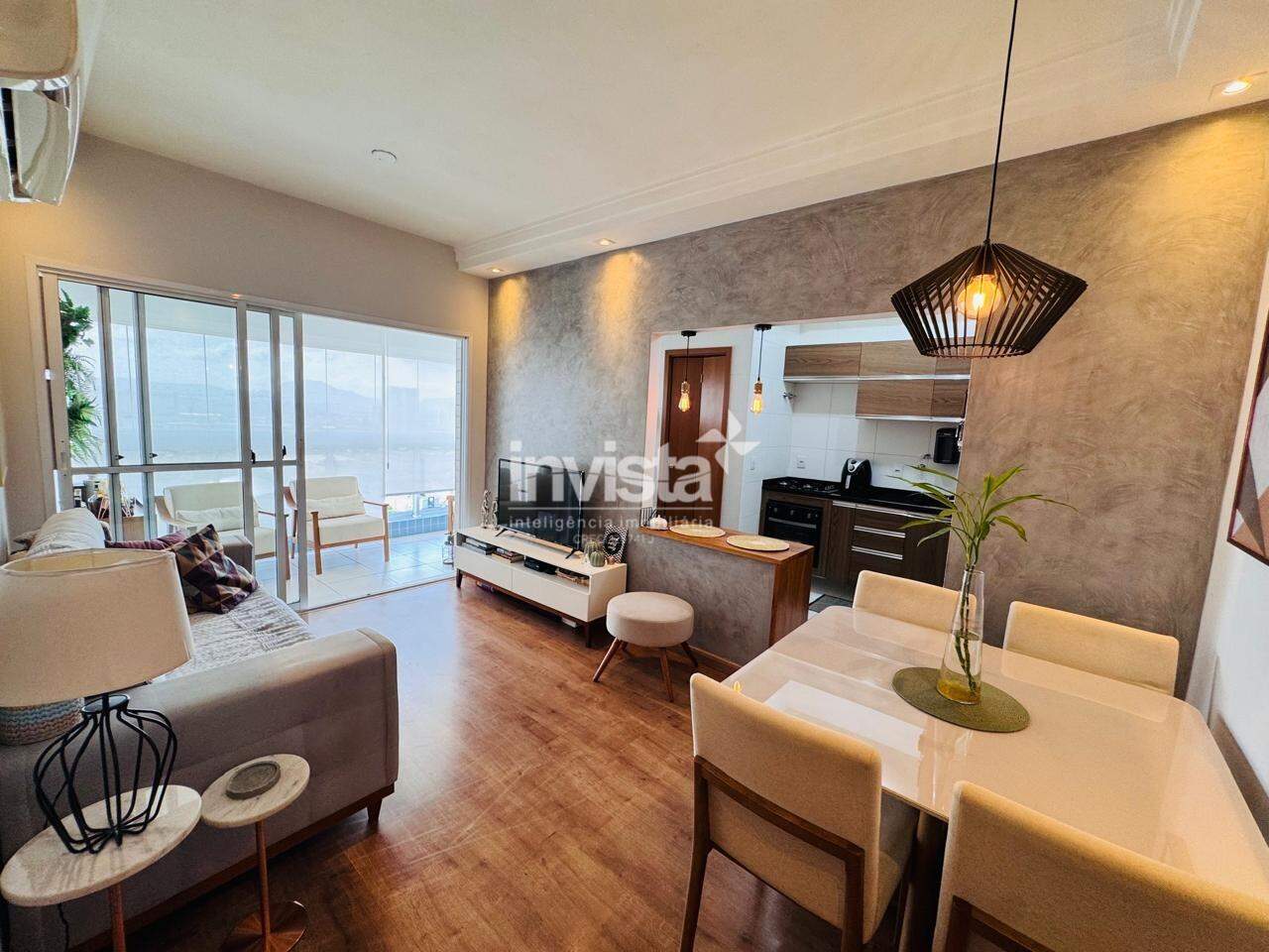 C&oacute;digo: 32331 R$ 620.000,00 Apartamento &agrave; venda no bairro Encruzilhada 56 m&sup2; 1 quarto 1 vaga - Santos