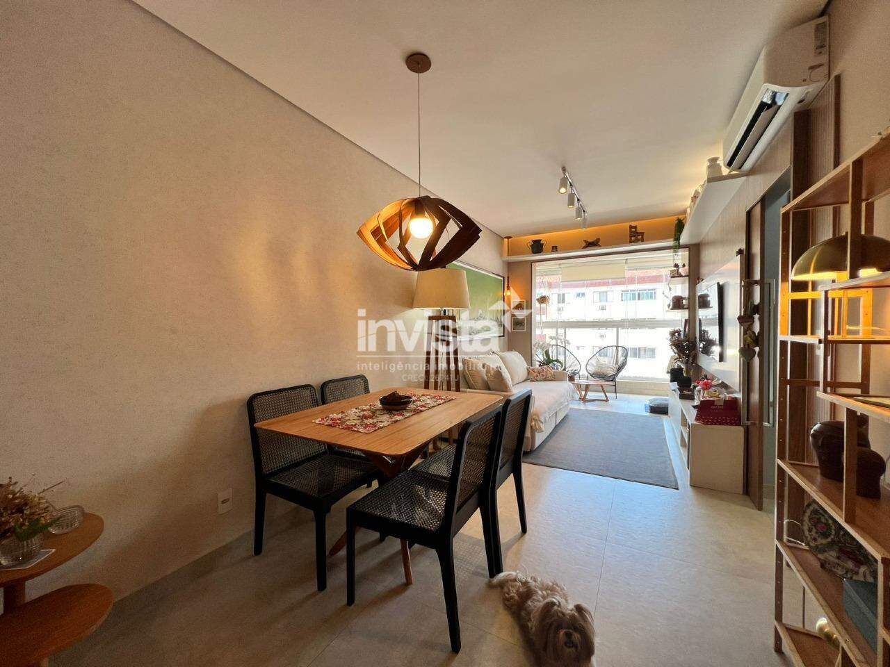 C&oacute;digo: 33345 R$ 910.000,00 Apartamento &agrave; venda no bairro Campo Grande 66 m&sup2; 2 quartos 1 vaga - Santos