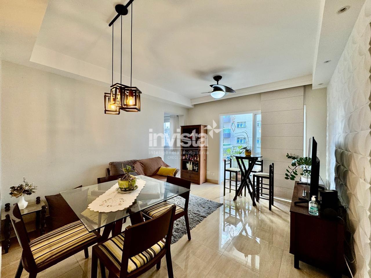 C&oacute;digo: 33735 R$ 700.000,00 Apartamento &agrave; venda no bairro Jos&eacute; Menino 72 m&sup2; 2 quartos 1 vaga - Santos