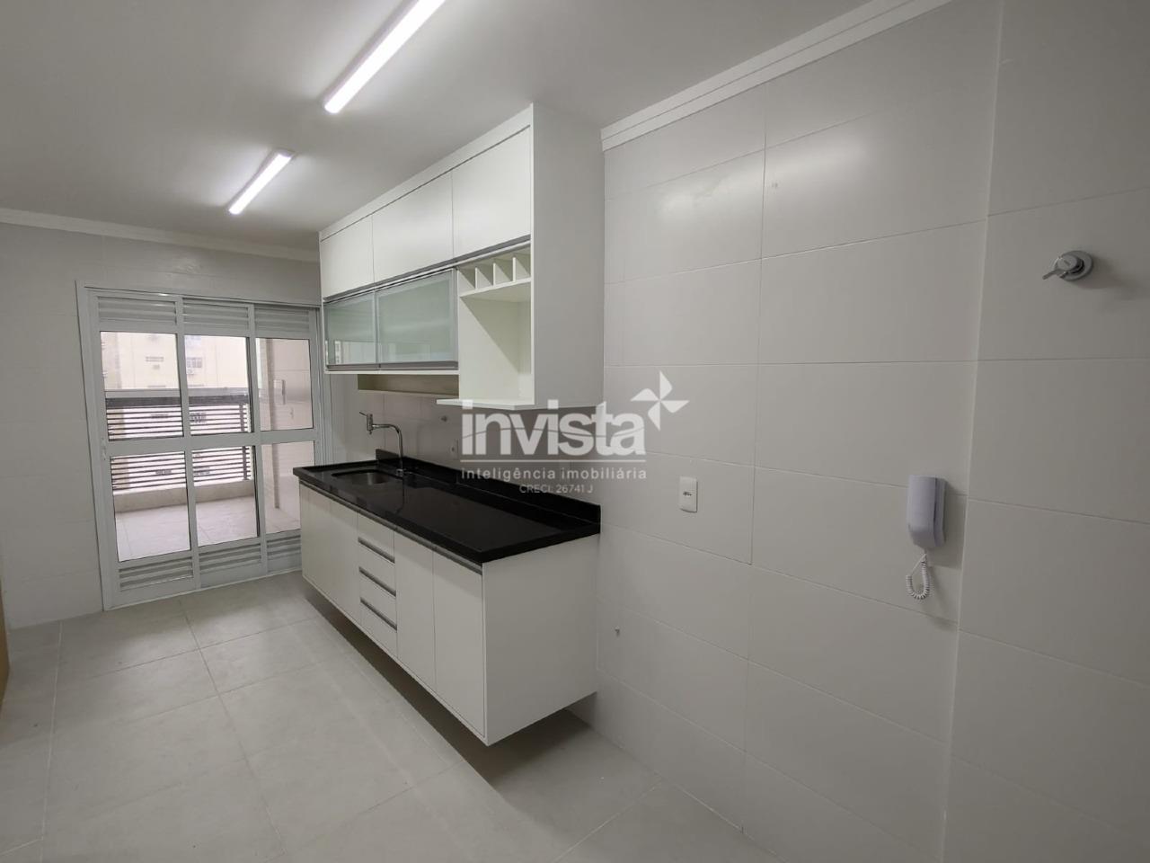 Apartamento para Alugar no Cora&ccedil;&atilde;o do Gonzaga em Santos! - Santos