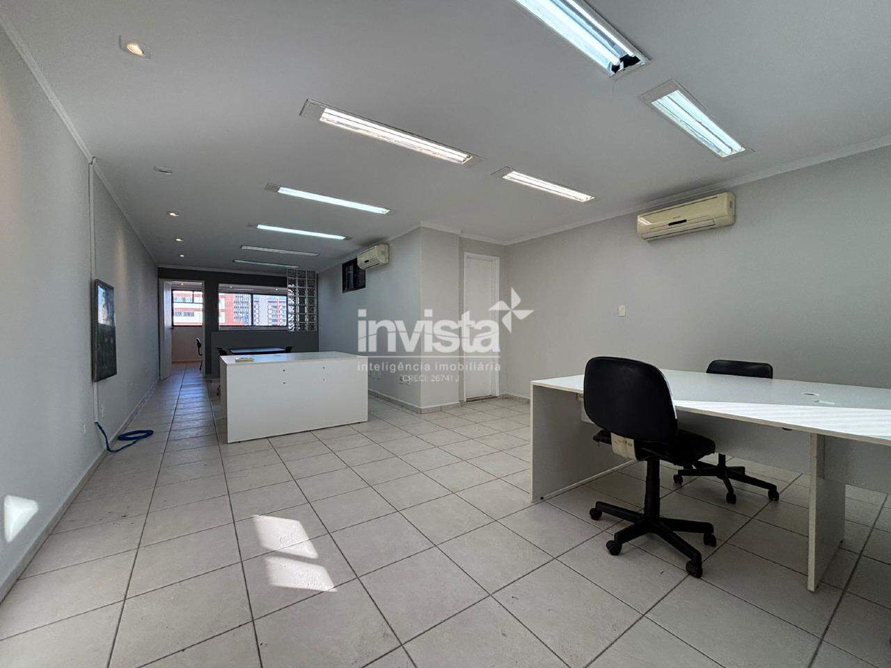 C&oacute;digo: 34877 R$ 3.700,00 Sala Comercial para alugar no bairro Vila Belmiro 78 m&sup2; 0 quartos 1 vaga - Santos
