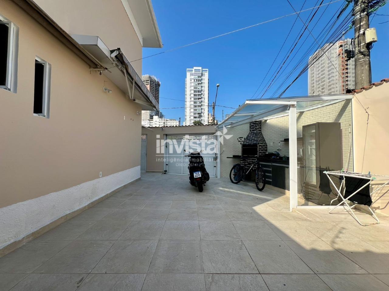 Casa &agrave; venda no bairro Marap&eacute; - Santos