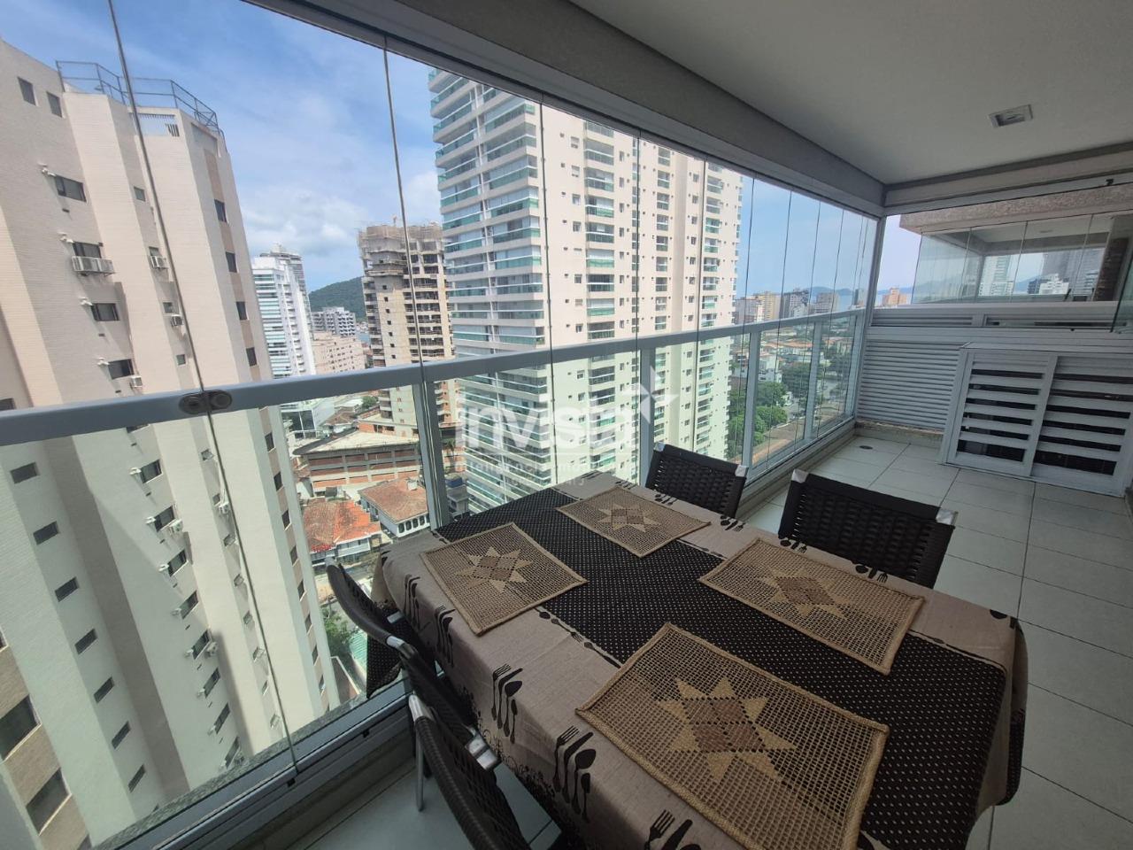 C&oacute;digo: 35339 R$ 4.500,00 Apartamento para alugar no bairro Ponta da Praia 55 m&sup2; 1 quarto 1 vaga - Santos