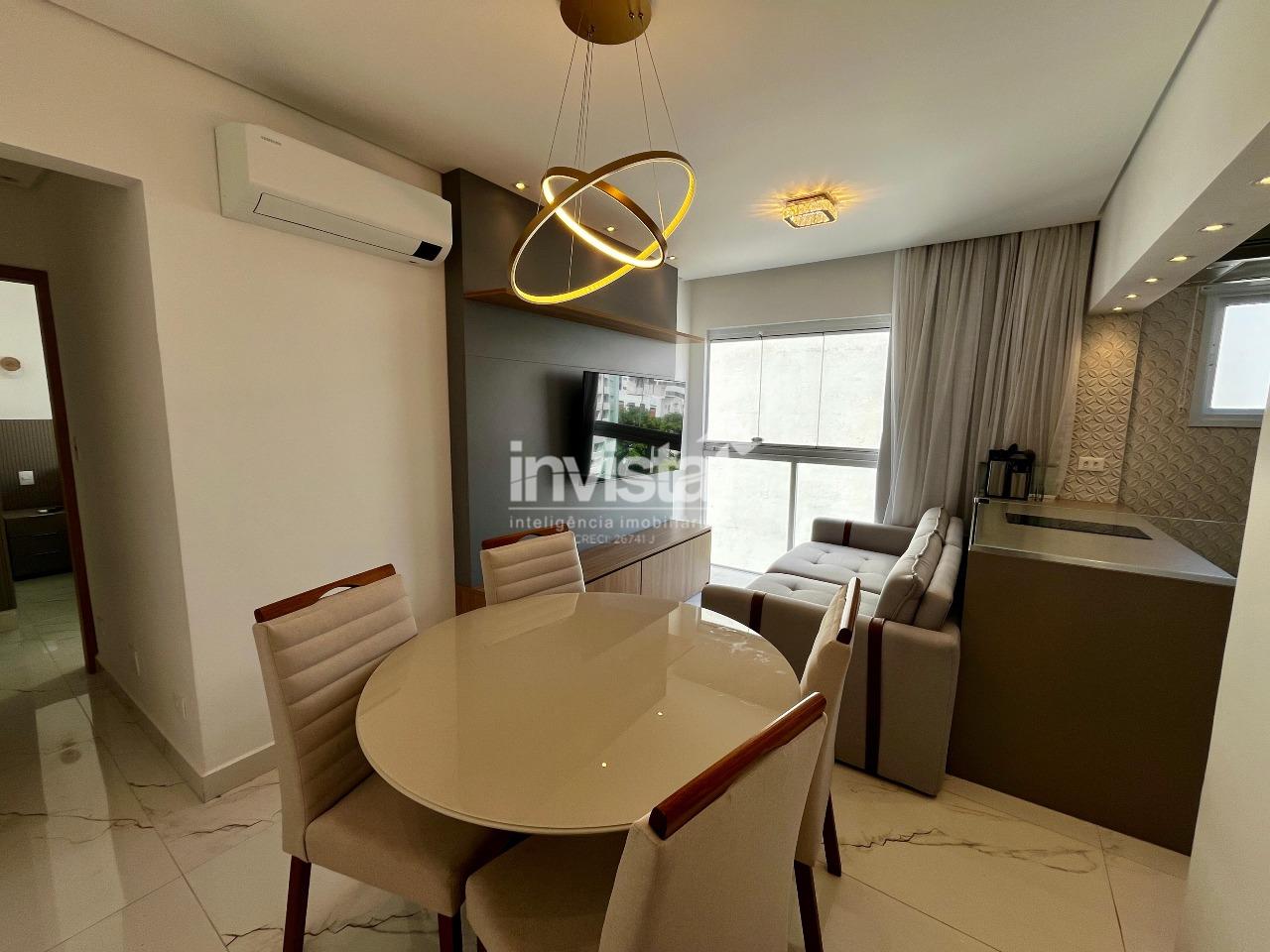 C&oacute;digo: 36281 R$ 3.200,00 Apartamento para alugar no bairro Jos&eacute; Menino 45 m&sup2; 1 quartos 1 vagas - Santos