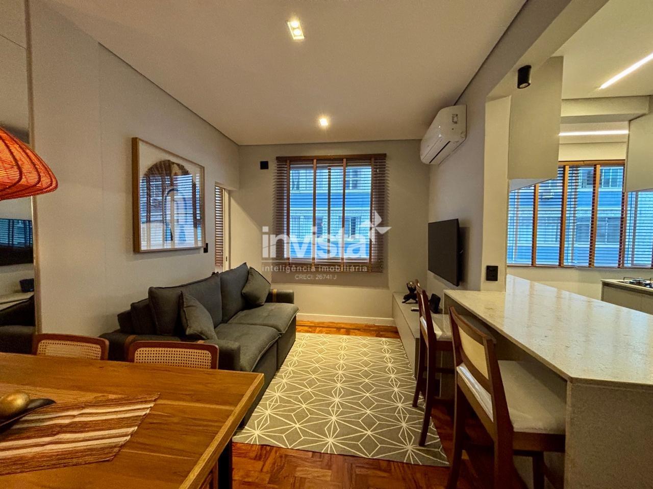 C&oacute;digo: 36376 R$ 650.000,00 Apartamento &agrave; venda no bairro Aparecida 63 m&sup2; 1 quarto 0 vagas - Santos