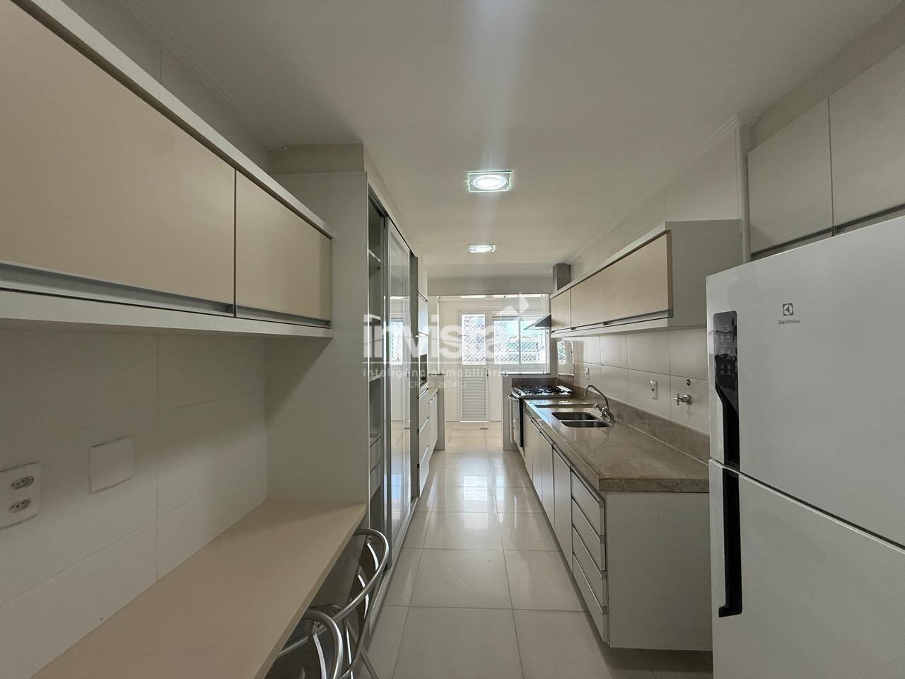 Apartamento para loca&ccedil;&atilde;o no bairro Aparecida - Santos