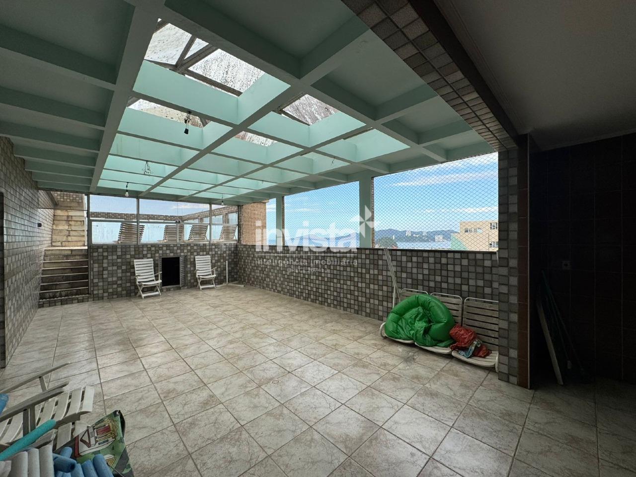 Cobertura &agrave; venda no bairro Pomp&eacute;ia - Santos