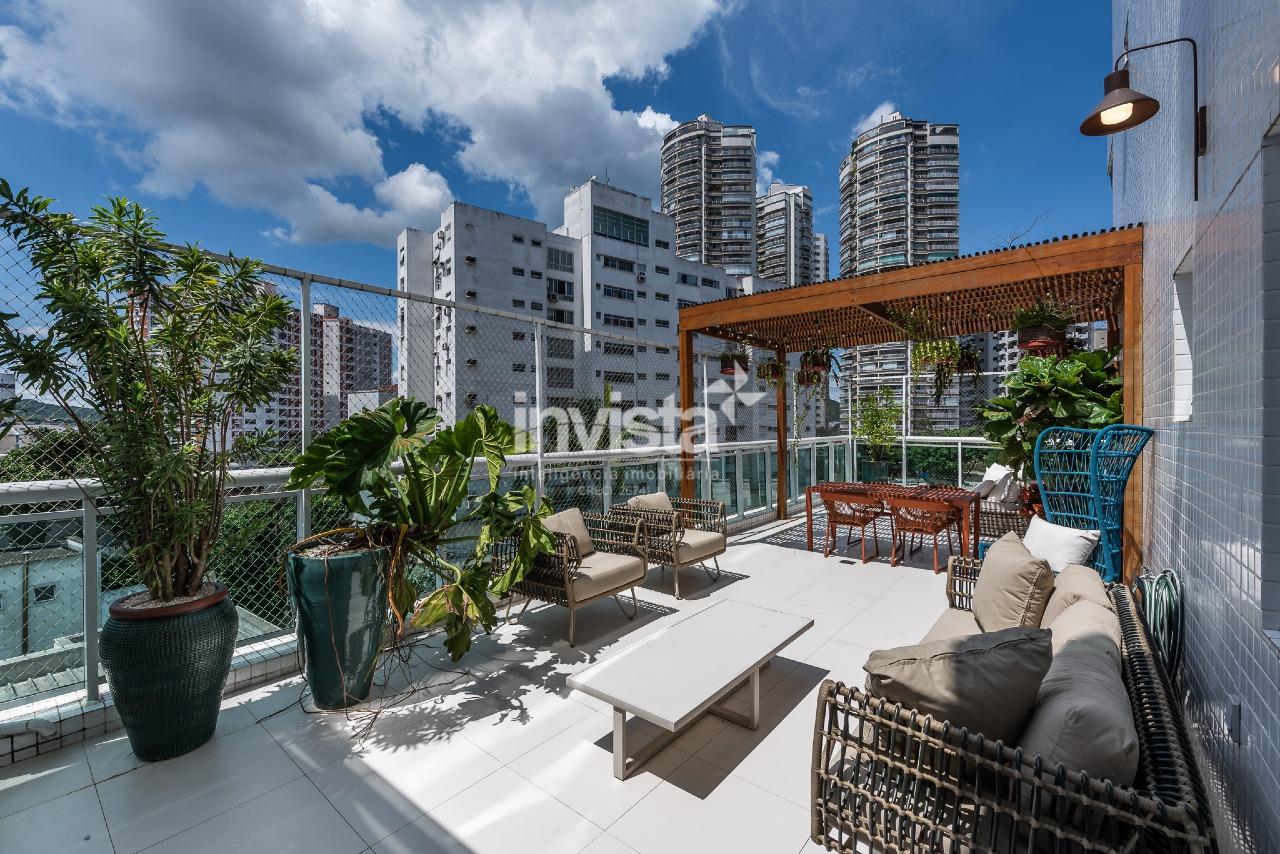 C&oacute;digo: 36967 R$ 4.300.000,00 Apartamento &agrave; venda no bairro Ponta da Praia 330 m&sup2; 3 quartos 4 vagas - Santos