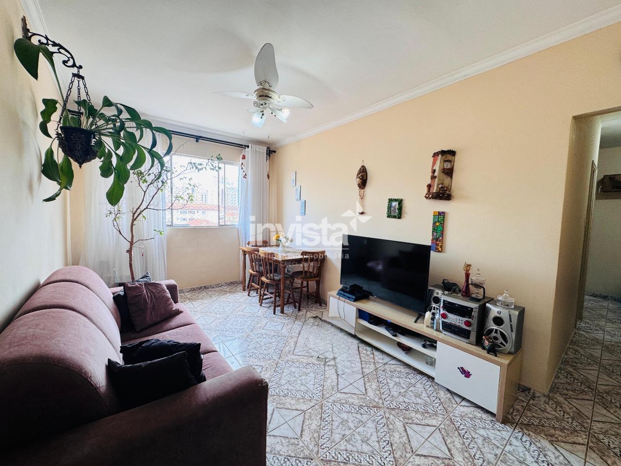 C&oacute;digo: 37278 R$ 450.000,00 Apartamento &agrave; venda no bairro Boqueir&atilde;o 81 m&sup2; 2 quartos 1 vaga - Santos