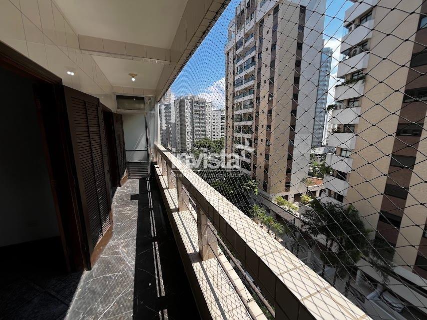C&oacute;digo: 37448 R$ 5.200,00 Apartamento para alugar no bairro Boqueir&atilde;o 100 m&sup2; 2 quartos 1 vaga - Santos