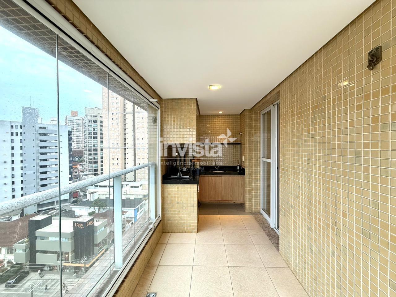 C&oacute;digo: 37483 R$ 1.550.000,00 Apartamento &agrave; venda no bairro Gonzaga 131 m&sup2; 3 quartos 2 vagas - Santos