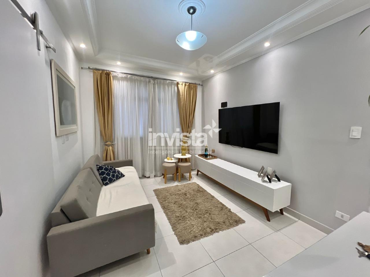 C&oacute;digo: 37779 R$ 450.000,00 Apartamento &agrave; venda no bairro Boqueir&atilde;o 66 m&sup2; 2 quartos 1 vaga - Santos