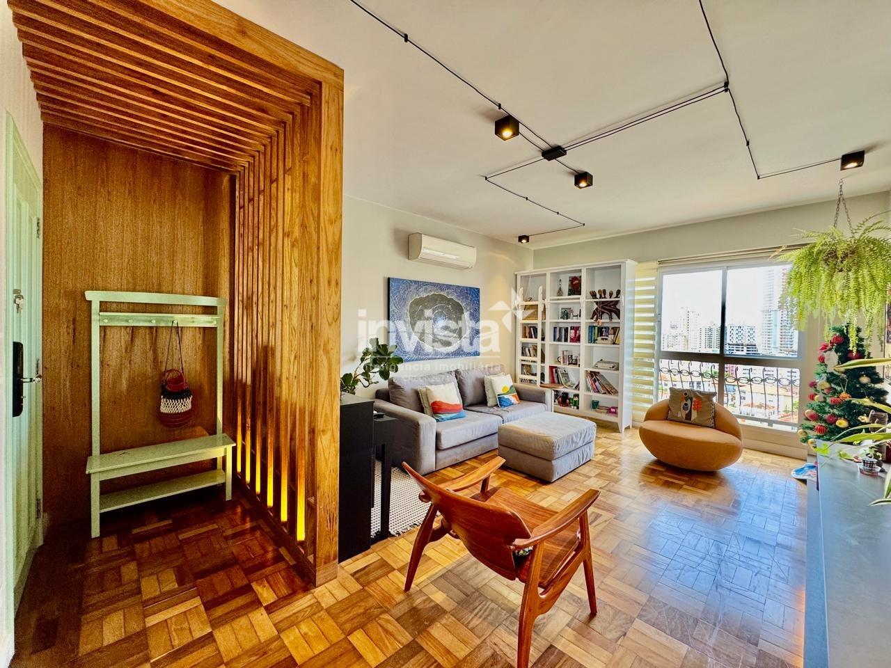 C&oacute;digo: 37861 R$ 1.550.000,00 Apartamento &agrave; venda no bairro Ponta da Praia 144 m&sup2; 3 quartos 1 vaga - Santos