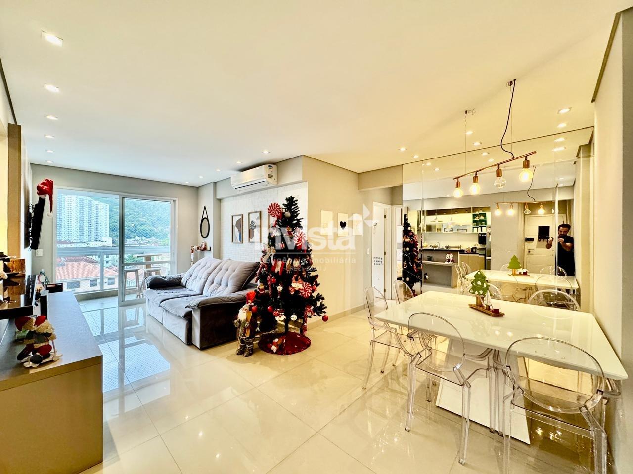 C&oacute;digo: 37979 R$ 905.000,00 Apartamento &agrave; venda no bairro Marap&eacute; 85 m&sup2; 2 quartos 1 vaga - Santos