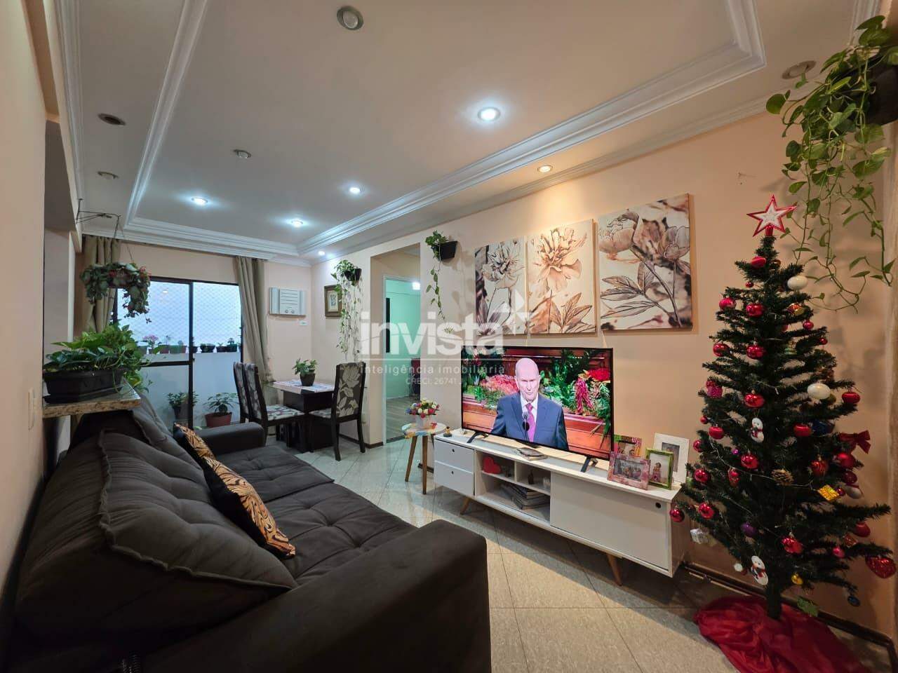 C&oacute;digo: 37981 R$ 370.000,00 Apartamento &agrave; venda no bairro Estu&aacute;rio 53 m&sup2; 2 quartos 1 vaga - Santos