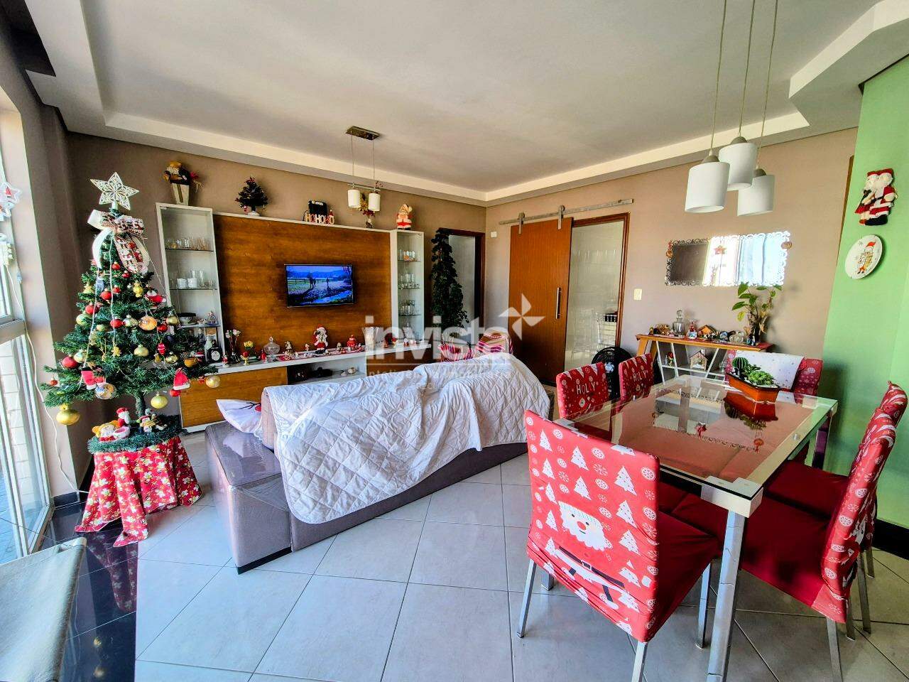 C&oacute;digo: 38110 R$ 699.000,00 Apartamento &agrave; venda no bairro Boqueir&atilde;o 96 m&sup2; 2 quartos 1 vaga - Santos