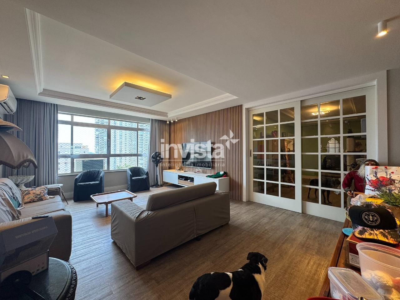 C&oacute;digo: 38120 R$ 2.250.000,00 Cobertura &agrave; venda no bairro Ponta da Praia 216 m&sup2; 4 quartos 3 vagas - Santos