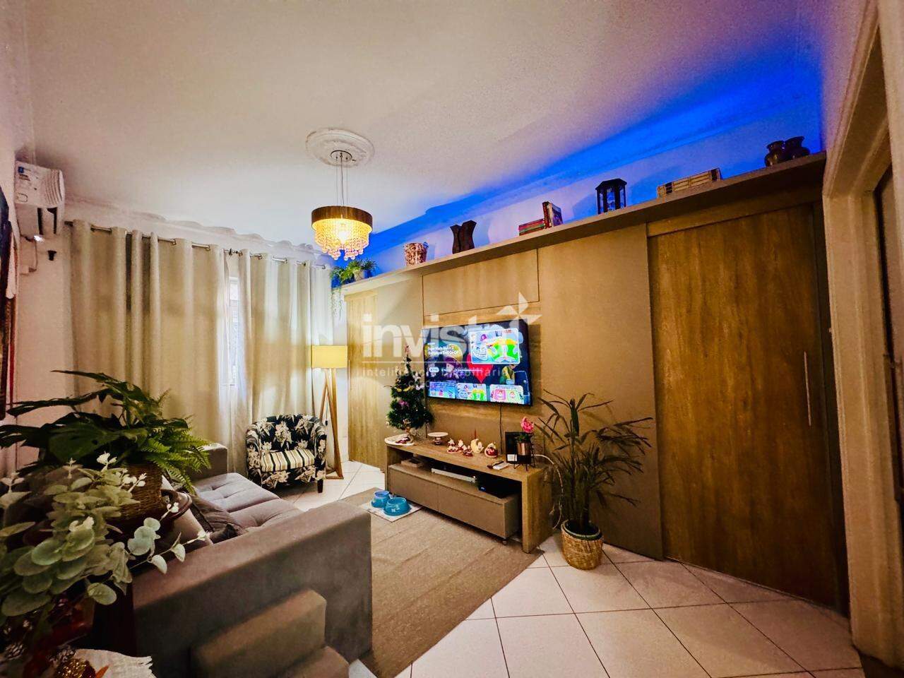 C&oacute;digo: 38459 R$ 425.000,00 Apartamento &agrave; venda no bairro Encruzilhada 75 m&sup2; 3 quartos 2 vagas - Santos