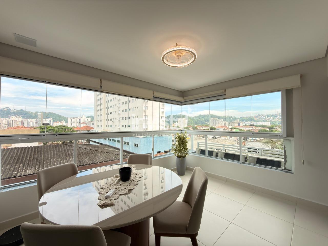 C&oacute;digo: 38707 R$ 845.000,00 Apartamento &agrave; venda no bairro Campo Grande 72 m&sup2; 2 quartos 1 vaga - Santos