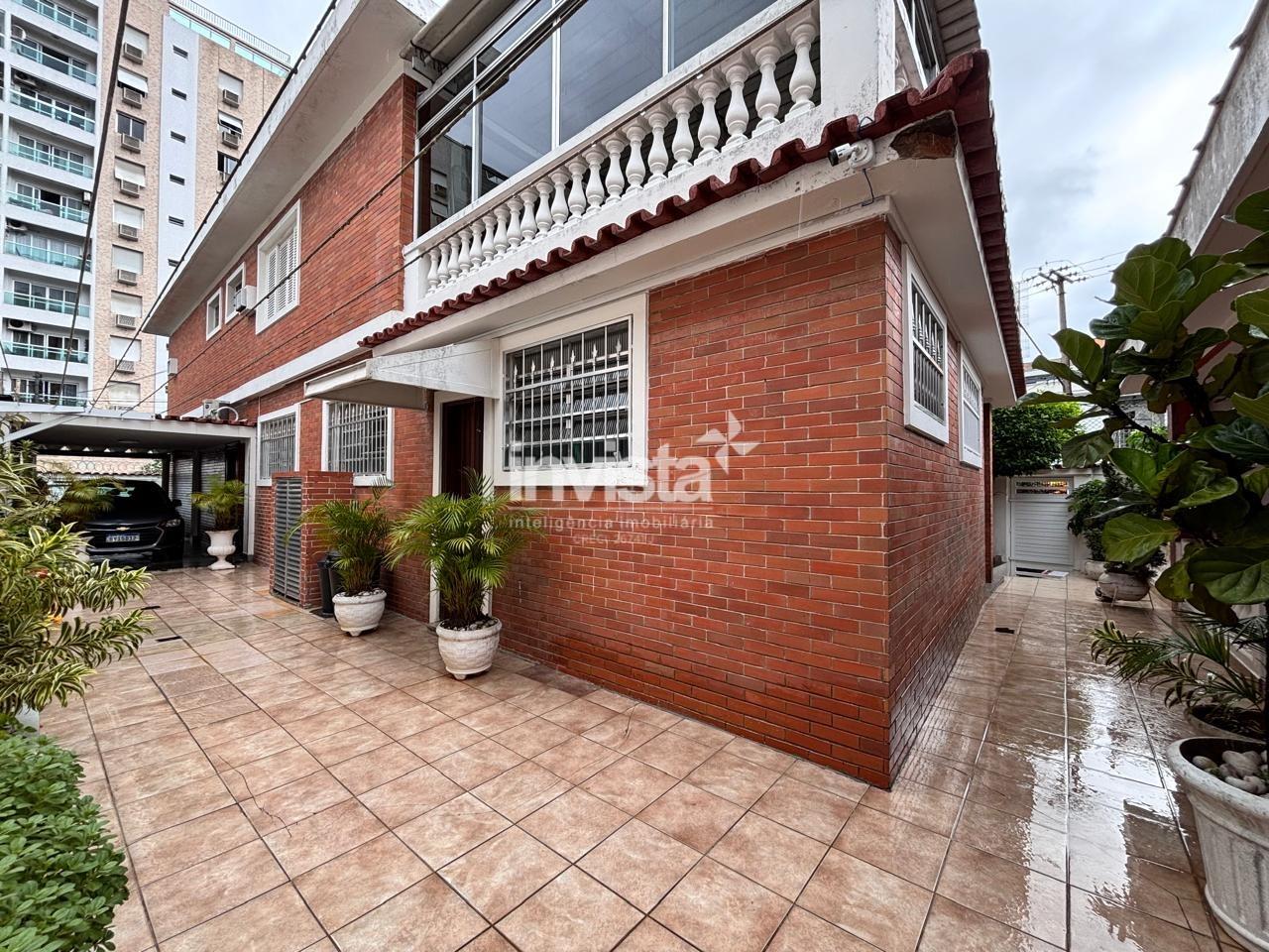 Casa &agrave; venda no bairro Ponta da Praia - Santos