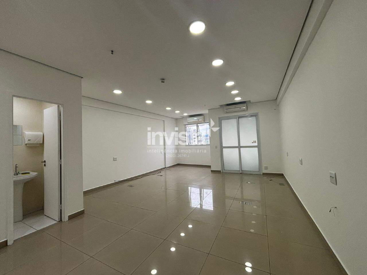 C&oacute;digo: 38876 R$ 349.000,00 Sala Comercial &agrave; venda no bairro Vila Mathias 42 m&sup2; 0 quartos 1 vaga - Santos