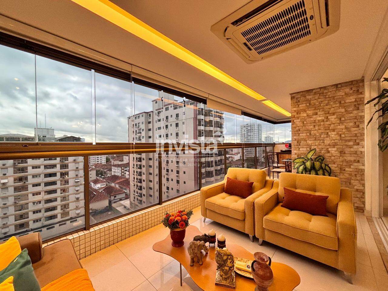 C&oacute;digo: 38882 R$ 2.300.000,00 Apartamento &agrave; venda no bairro Embar&eacute; 171 m&sup2; 3 quartos 2 vagas - Santos