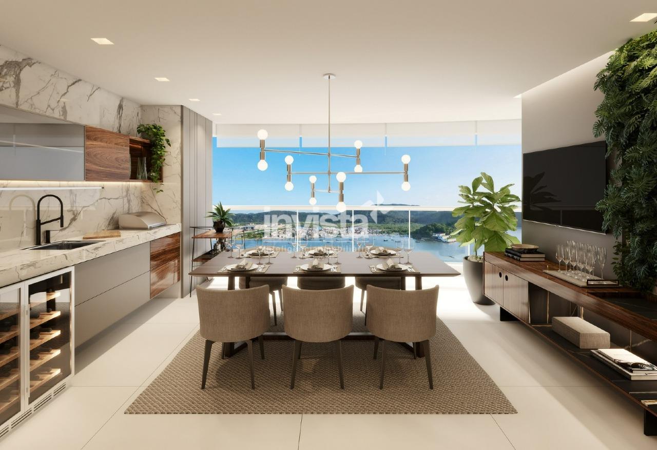 C&oacute;digo: 38906 R$ 3.700.000,00 Apartamento &agrave; venda no bairro Ponta da Praia 163 m&sup2; 3 quartos 3 vagas - Santos