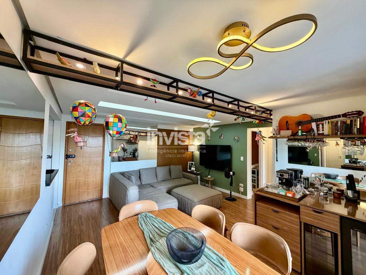 C&oacute;digo: 38918 R$ 760.000,00 Apartamento &agrave; venda no bairro Aparecida 70 m&sup2; 2 quartos 2 vagas - Santos