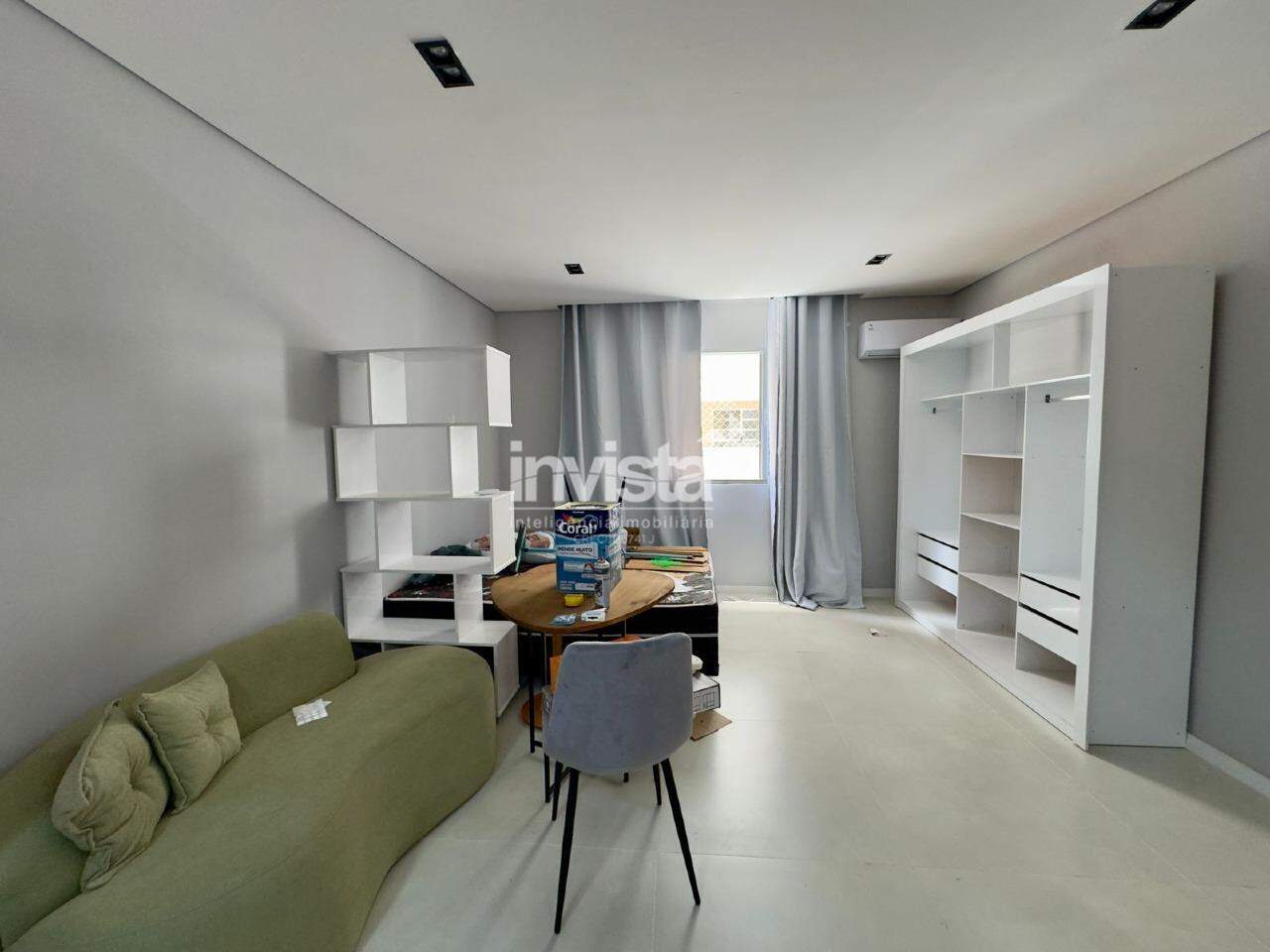 C&oacute;digo: 39034 R$ 430.000,00 Apartamento &agrave; venda no bairro Gonzaga 30 m&sup2; 1 quarto 1 vaga - Santos