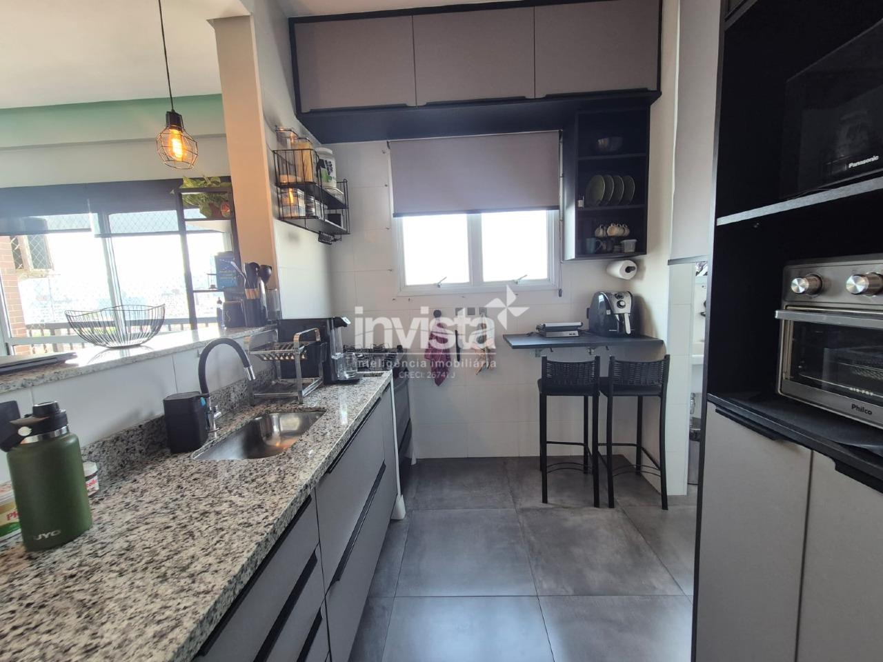 Apartamento &agrave; venda no bairro Encruzilhada - Santos