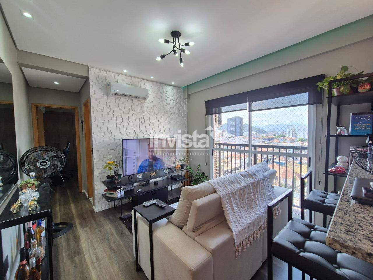 C&oacute;digo: 39076 R$ 520.000,00 Apartamento &agrave; venda no bairro Encruzilhada 43 m&sup2; 1 quarto 1 vaga - Santos